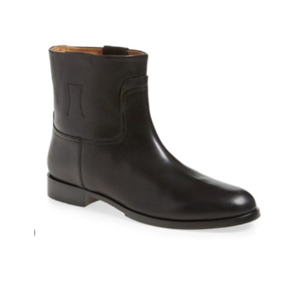 Rag & Bone Holly Leather Ankle Flat Boots 39 - Picture 1 of 15